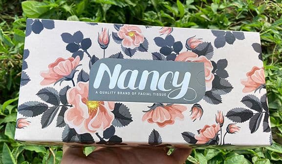 دستمال کاغذی جعبه ای نانسی مناسب میز کار و منزل